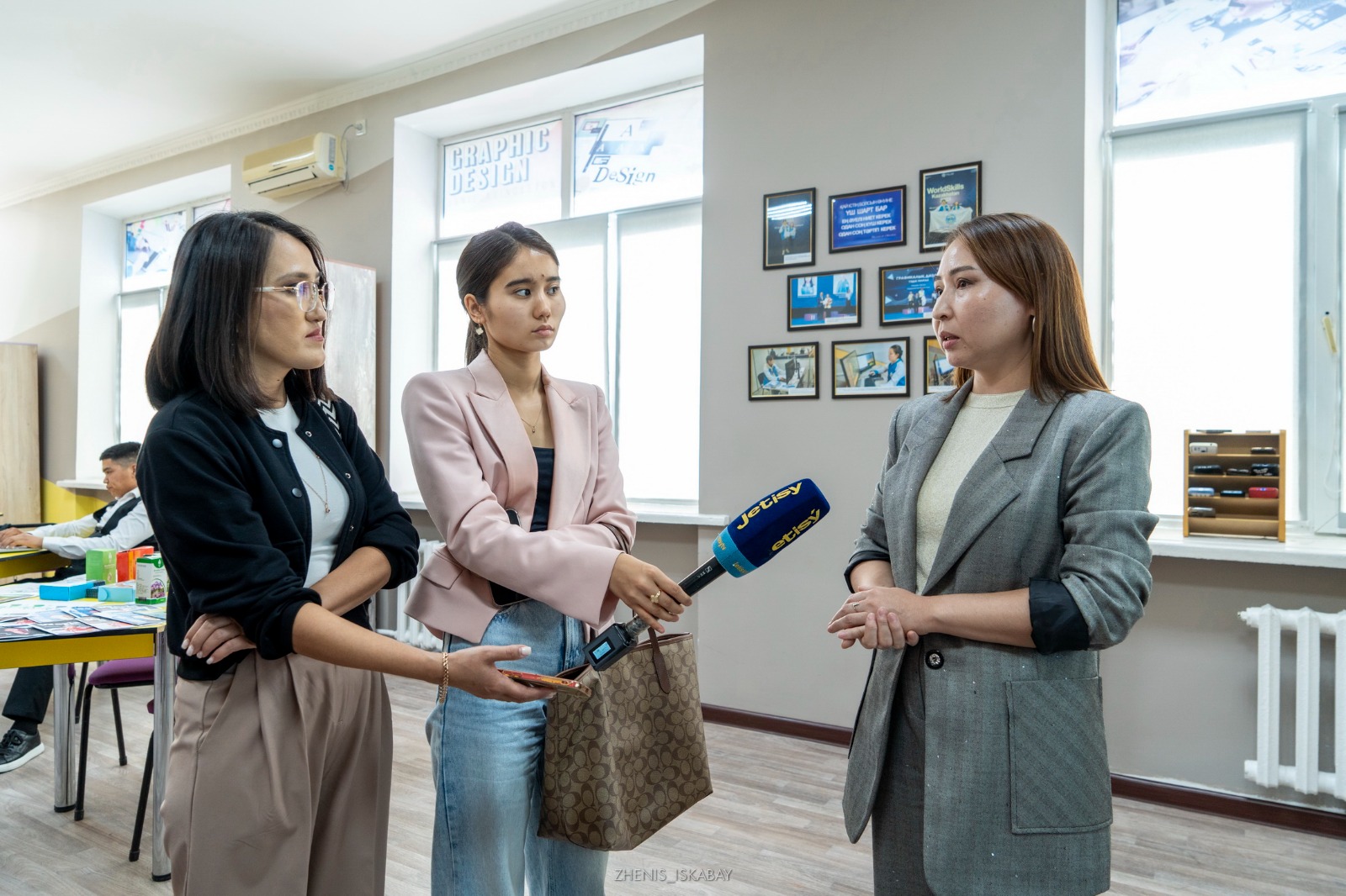 A press tour was held at Taldykorgan Higher Polytechnic College